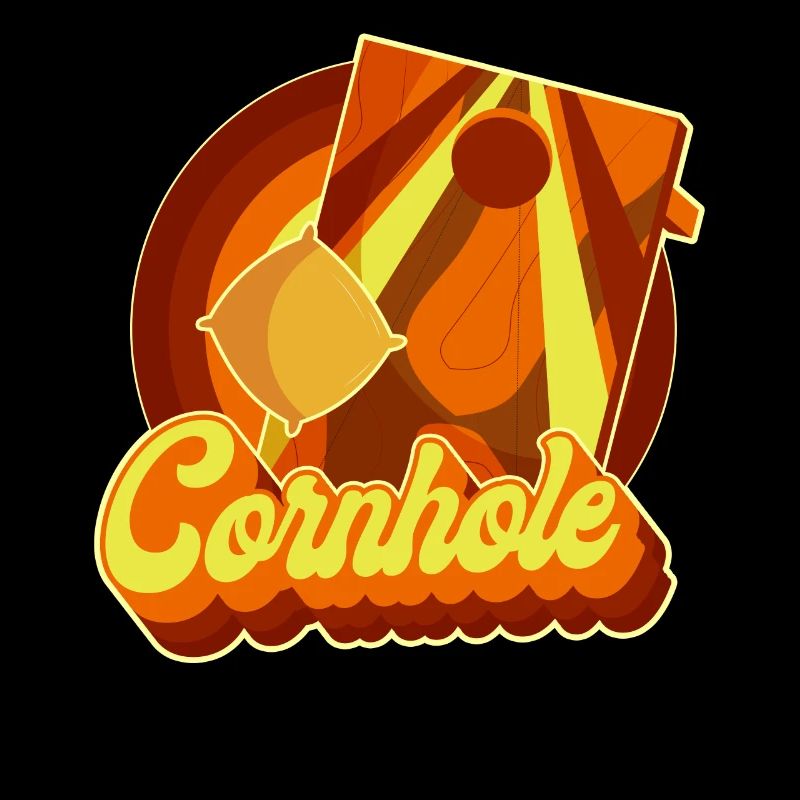 Joueur de sac de haricots de l’équipe Cornhole