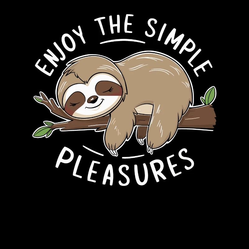 Profitez des plaisirs simples de Sloth Inspiring