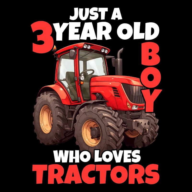 Tractor 3 Years 3rd Birthday Boy Gift