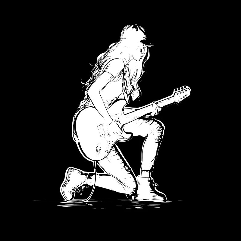 Gitarrenmädchen