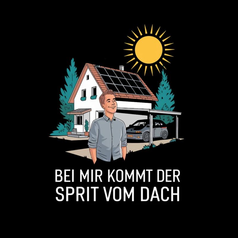 Strom vom Dach Solaranlage Solarenergie E-Auto