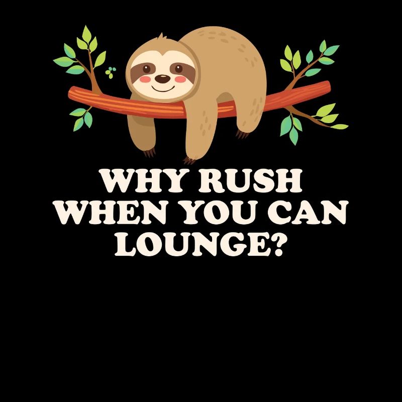 Why rush when you can relax