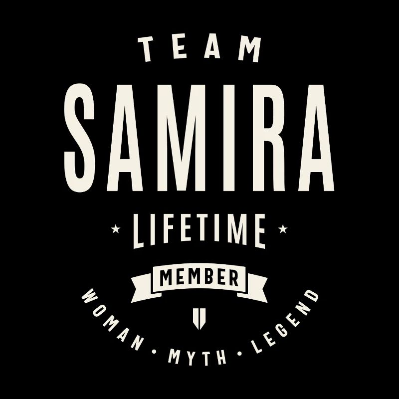 Team Samira Lebenslanges Mitglied Lustiger Name Samira