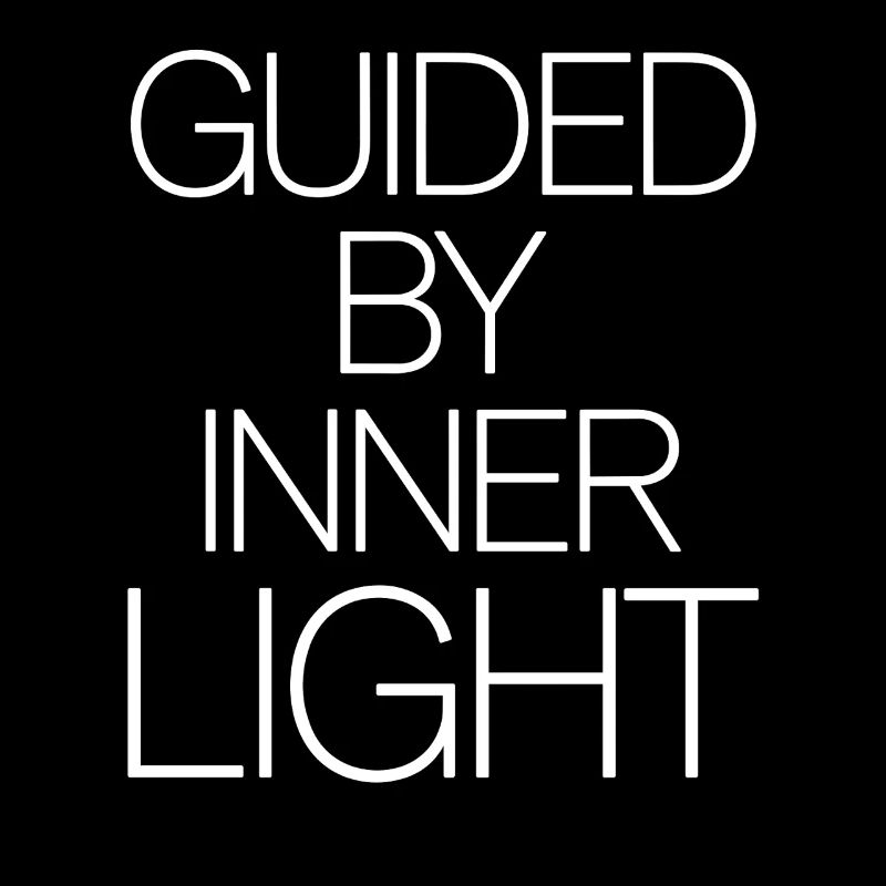 Guided by the inner light inspiring