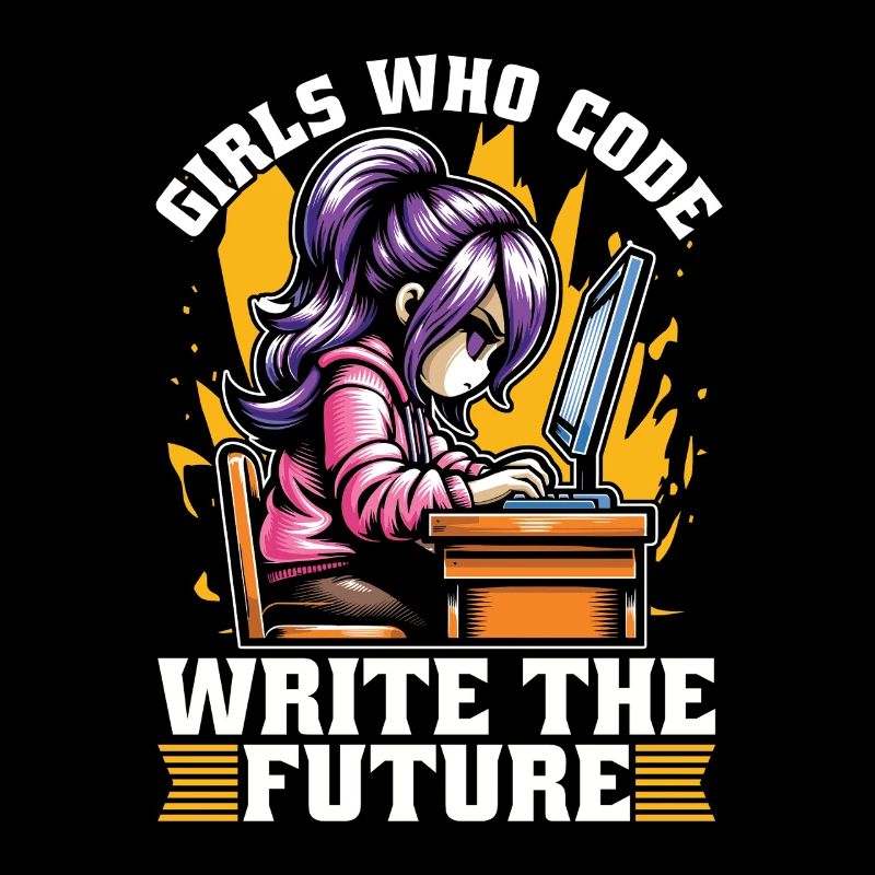Coder Girls Who Code Write The Future Developer