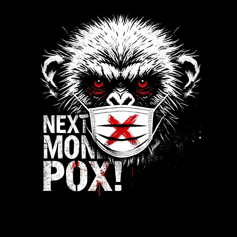 Protest Monkey Face Mask Artwork