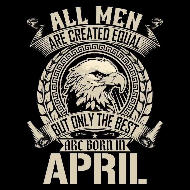 Eagle Pride April Birth Month Design