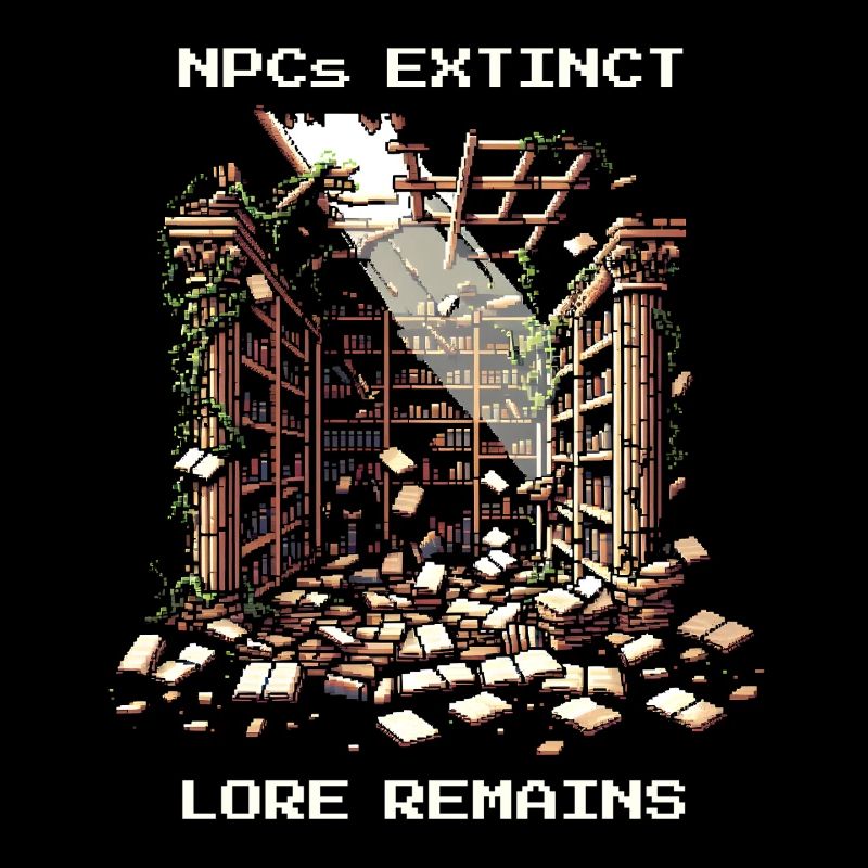 NPCs gone, lore stays | Post-apocalyptic