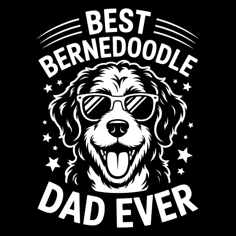 Bernedoodle Spruch Papa Witz Bernedoodle Geschenk