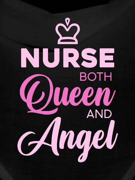 Nurse Queen Angel Typography