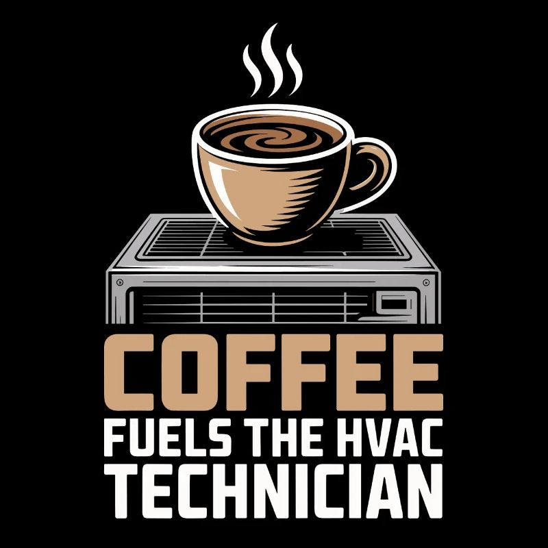 Coffee Lover HVAC Technician Gift Worker