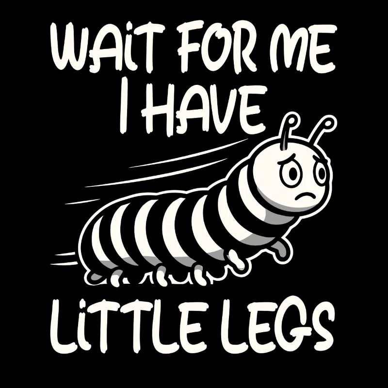 Pattes courtes, chenille, mème, expression drôle