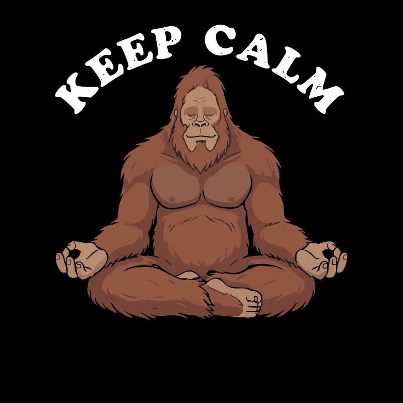 Orangutan Meditation Keep Calm
