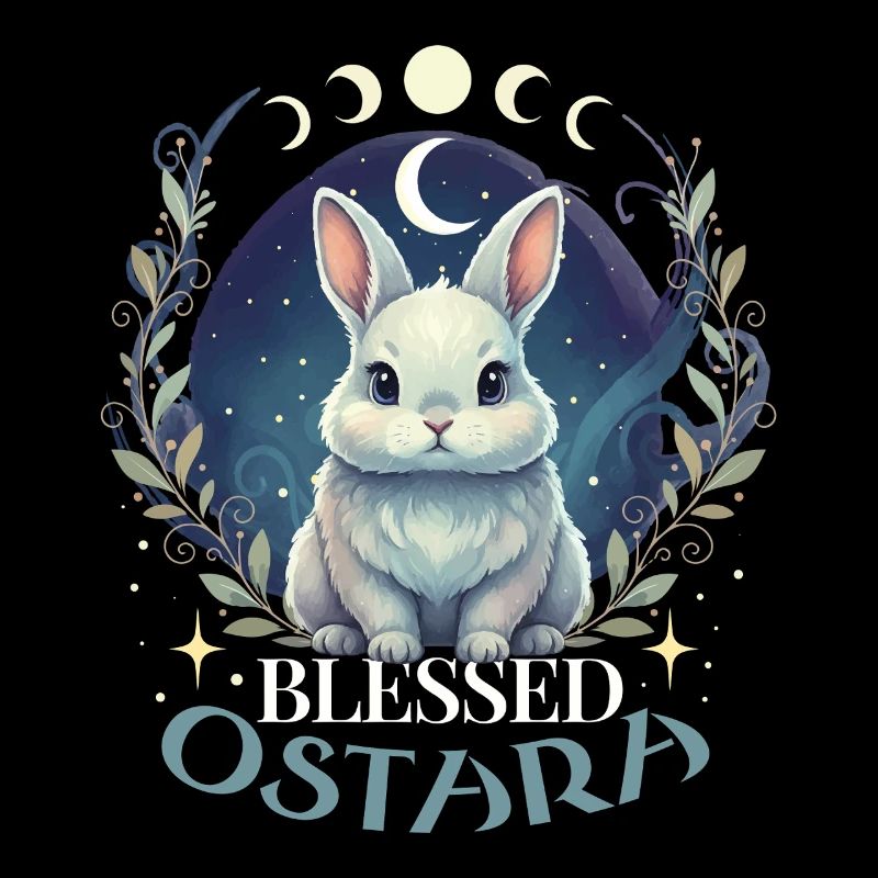 Happy Easter Ostara Rabbit