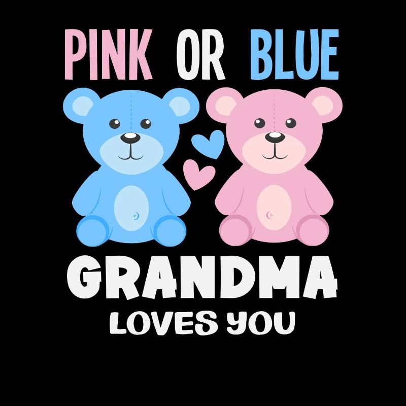 Pink Oder Blau Oma Liebt Dich