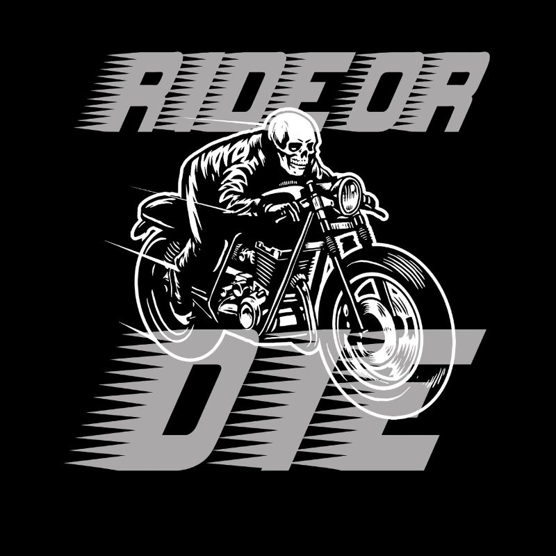Ride or Die Skeleton Biker Speed 
