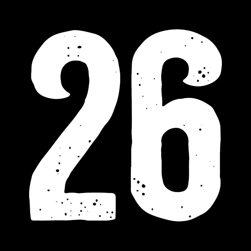 26 Numéros Blanc