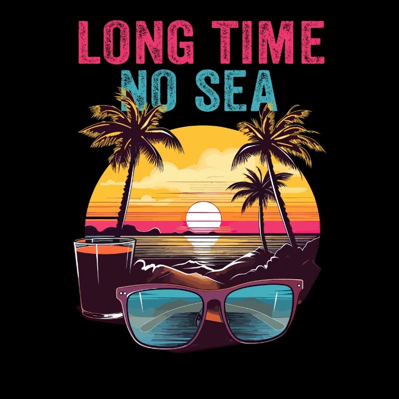 Vacances d’été à la mer Longtemps pas de mer