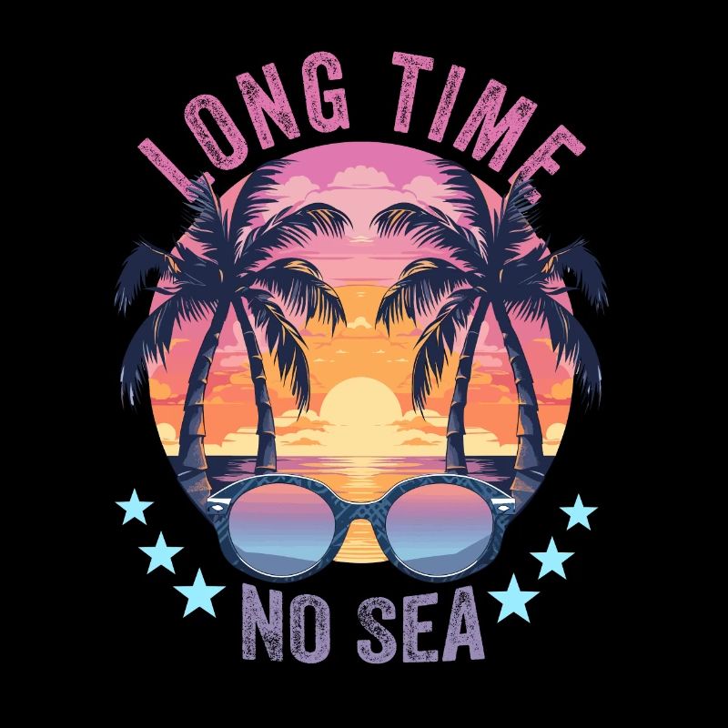 Vacances d’été au bord de la mer Longtemps pas de mer