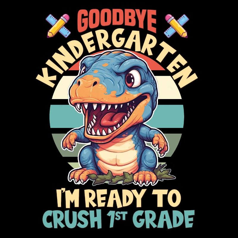 Schulkind Zur Einschulung Goodbye Kindergarten