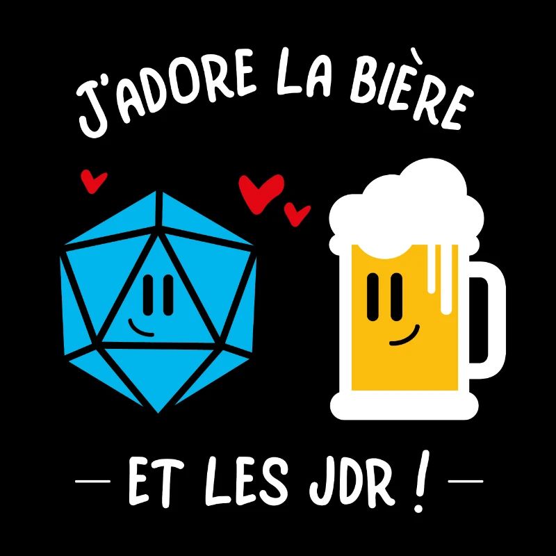 J'adore la bière et les jdr !