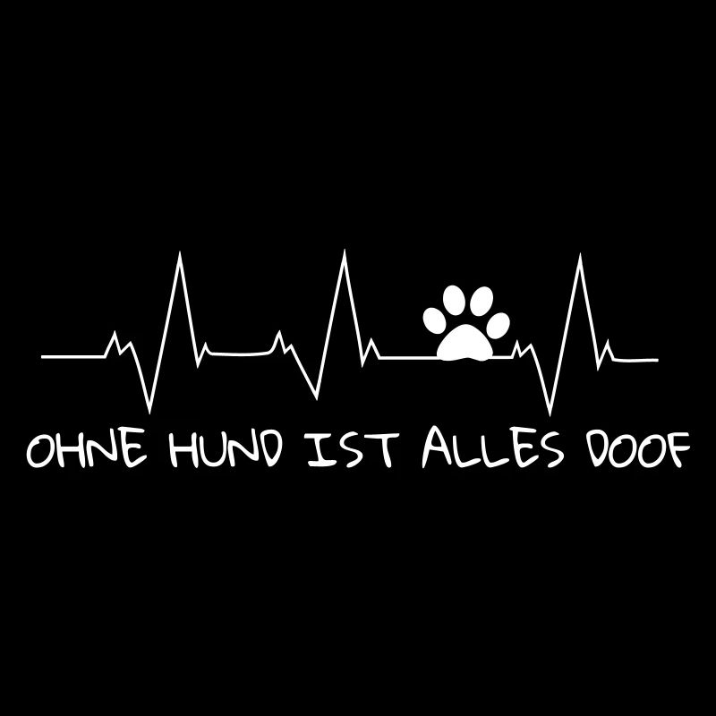 Pulslinie Ohne Hund ist alles doof