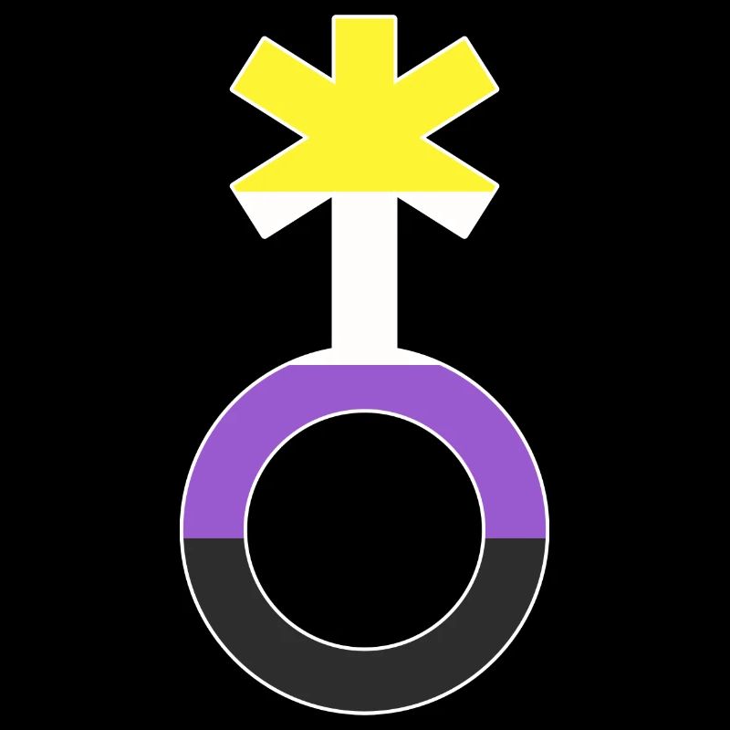 Nonbinary Gender Neutral Symbol Nonbinary