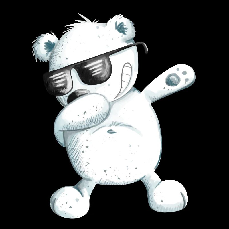 Dabbender Eisbär I Dab Dance Tiere I Dabbing Bär