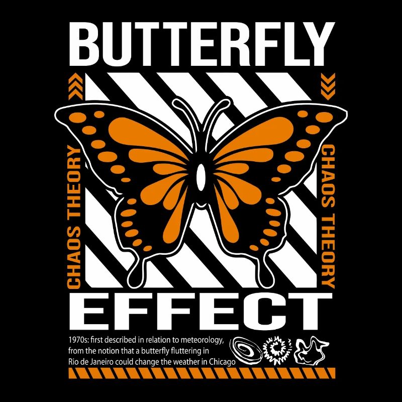 Butterfly Effect Chaos Theory Graphic Tee