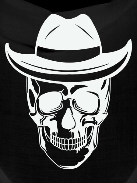 Skull with sunglasses