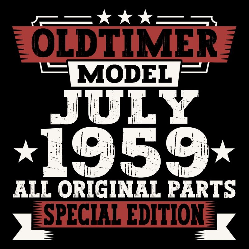 Oldtimer Juli 1959 63. Geburtstag Geschenk Herren