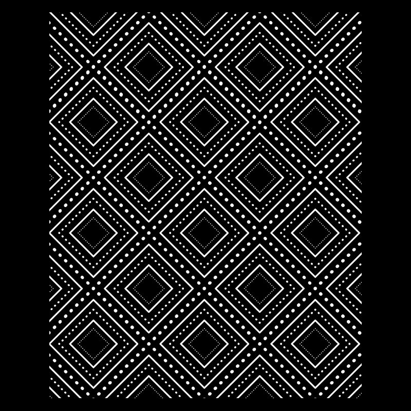 White check pattern - Kook Art