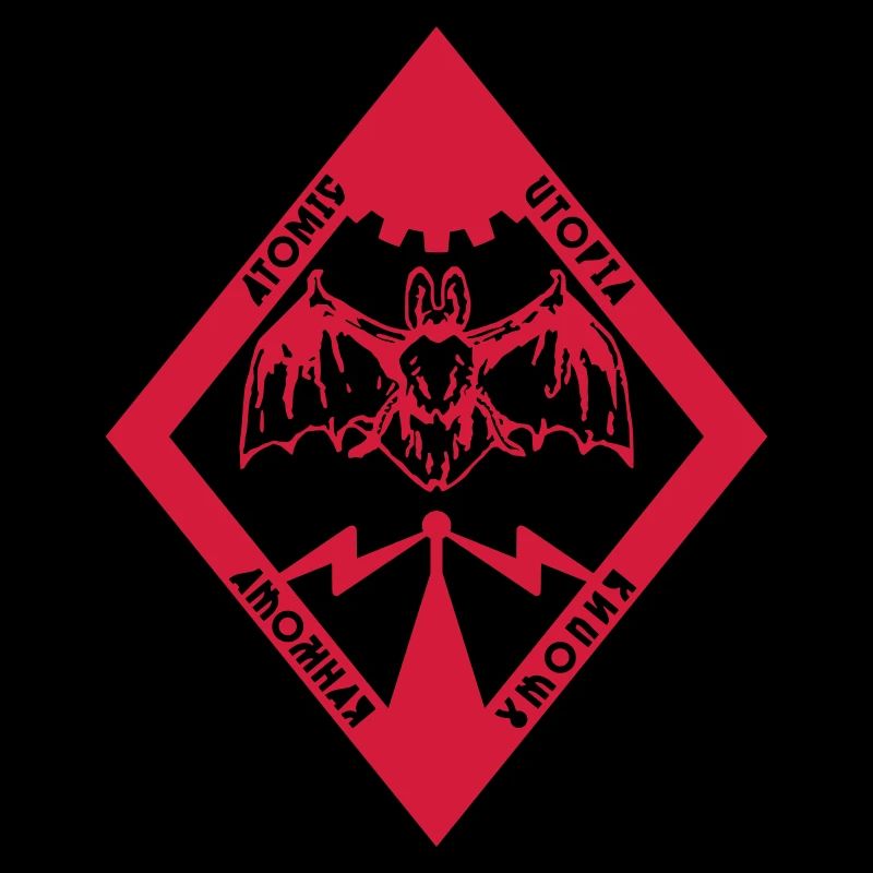 Atomic Utopia - Bat Rhombus - Multiple Colours