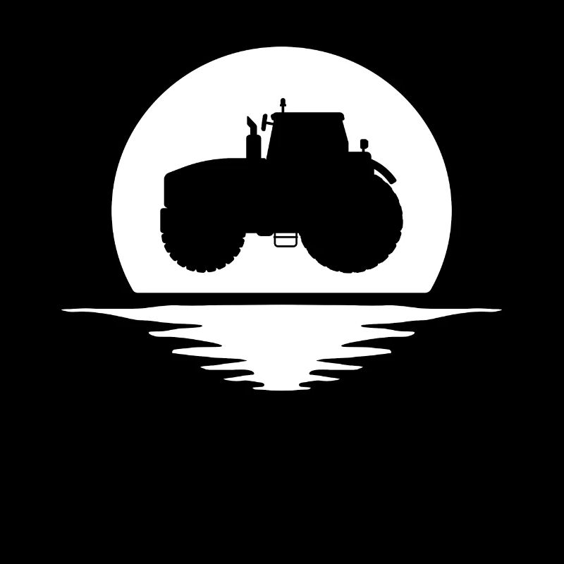 Traktor Bauer Trecker Bauernhof Logo