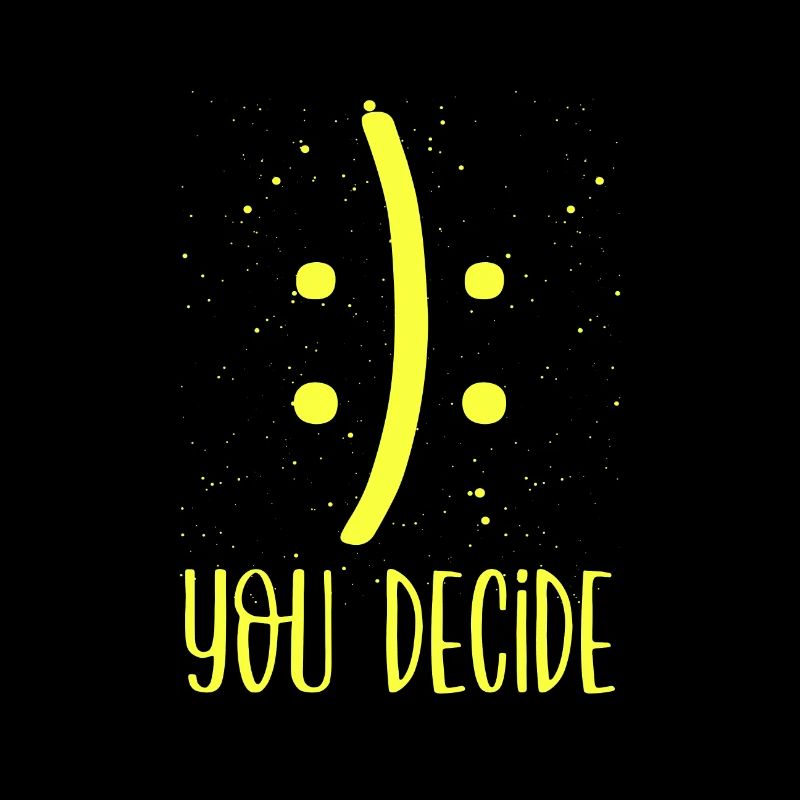 Sarkastisches Lächeln oder Stirnrunzeln Sie entscheiden Sarkasmus Geschenke