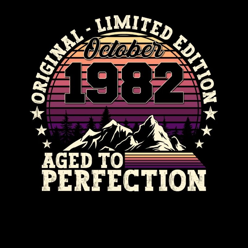 Original Octobre 1982 40th Birthday Gift