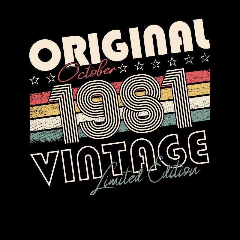 Original October 1981 41st Birthday Gift Cool