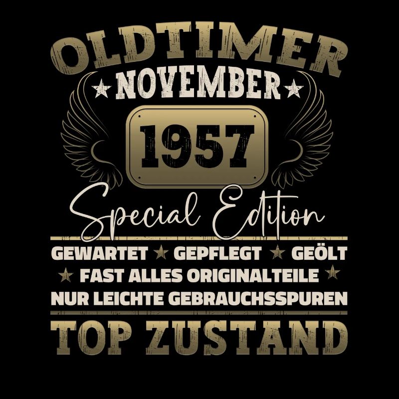 Oldtimer November 1957 65. Geburtstag Geschenk