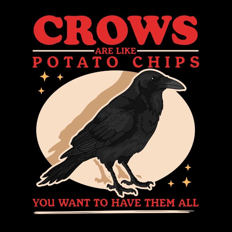 Crows Black Ravens Birds Gift