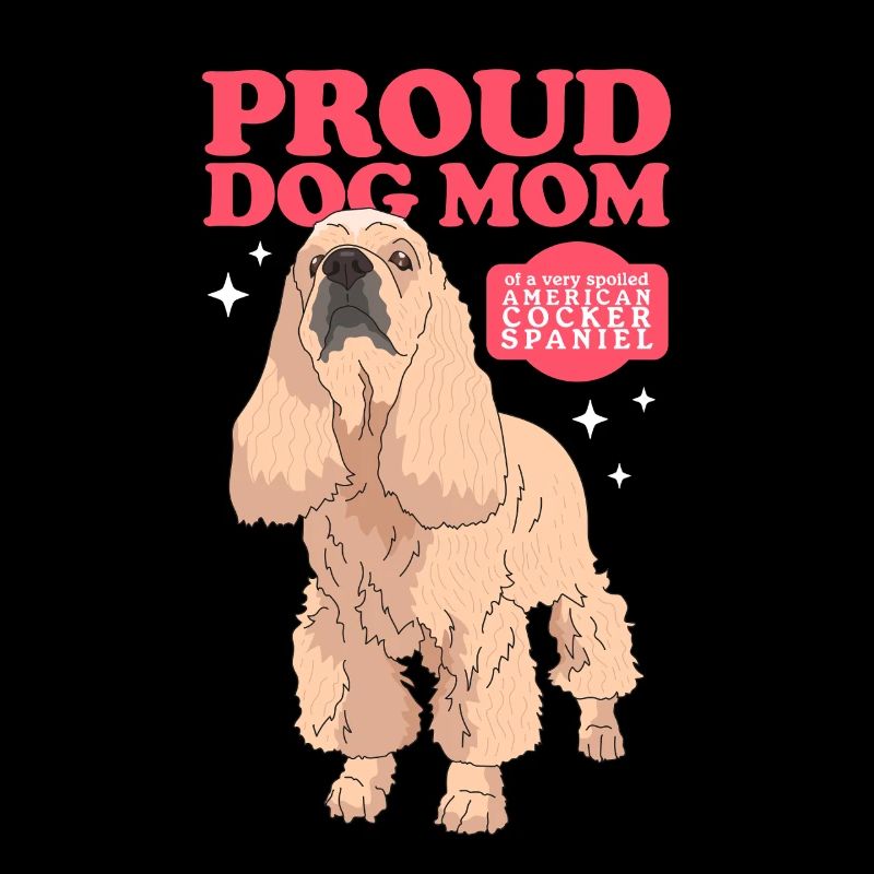 Cocker américain Spaniel Maman Cadeau
