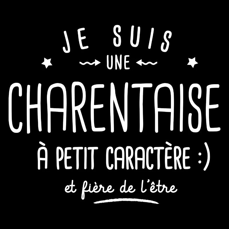 charentaise à petit caractère Cadeau Charentes