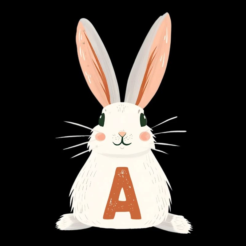 A -Letter - Bunny - Personalizable