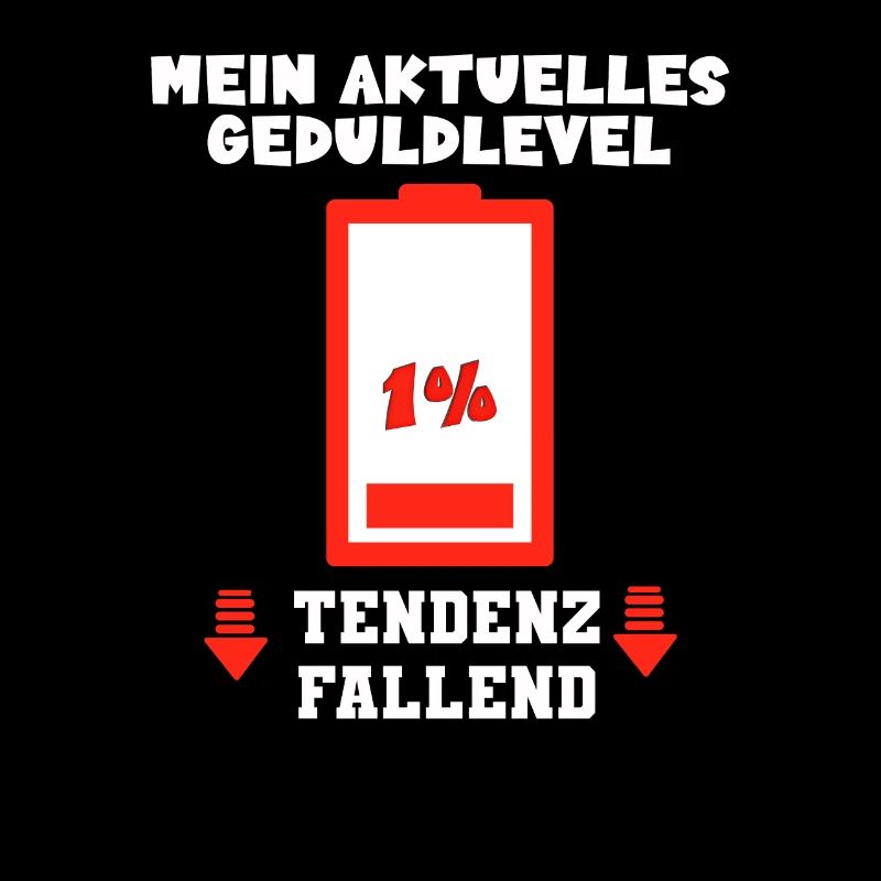 Mein aktuelles Geduldlevel 1% Tendenz fallend