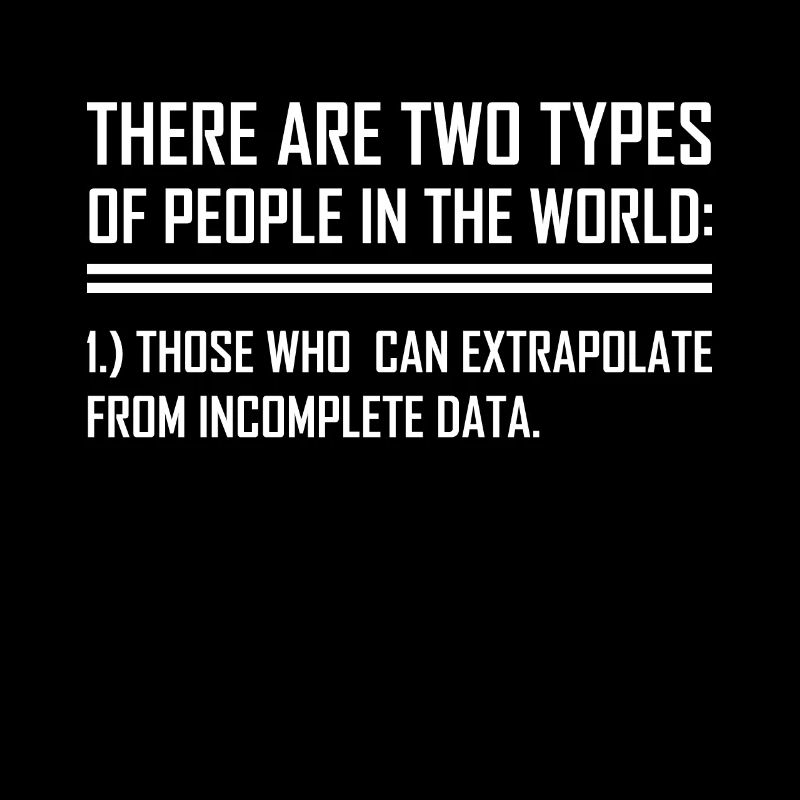 Data extrapolate statistics formula