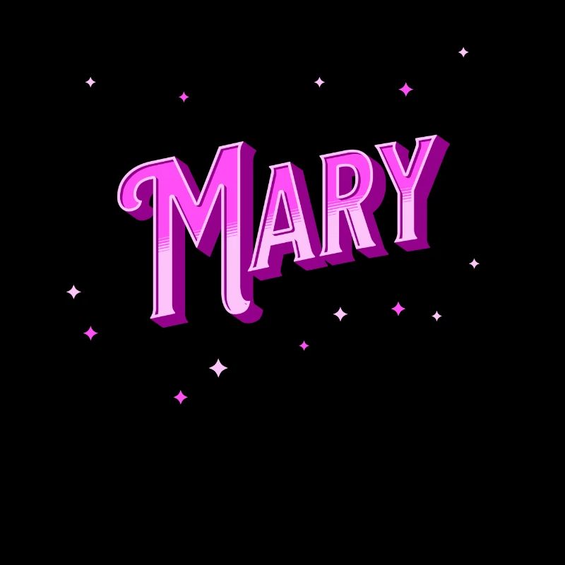 Mary's name personalized