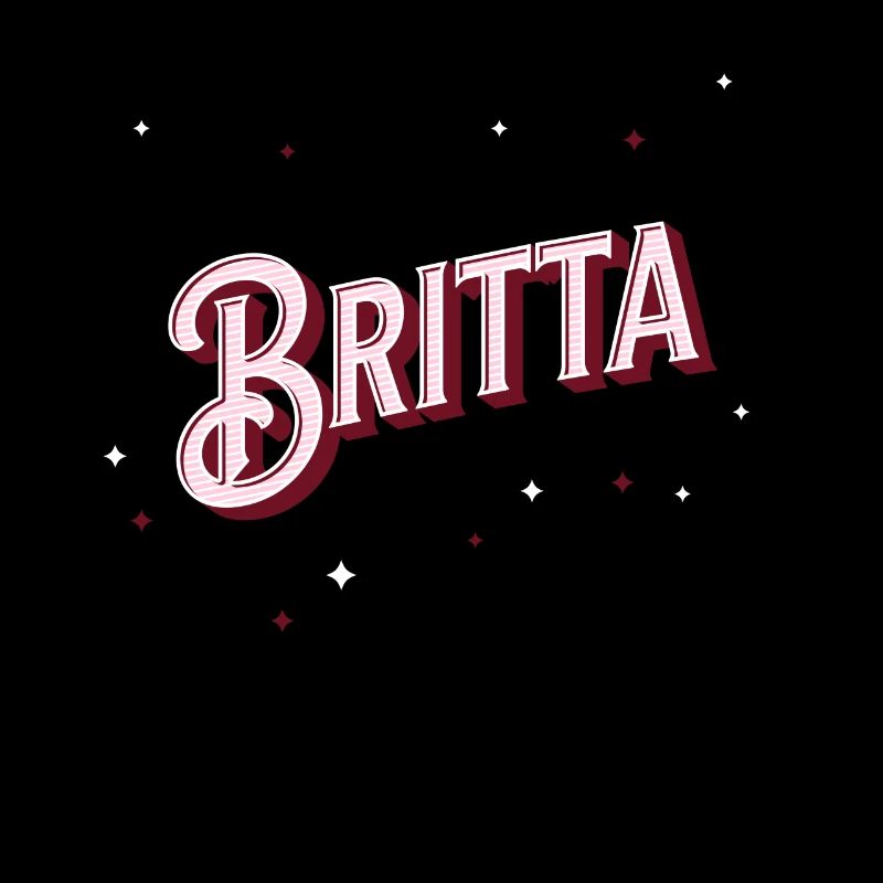 Britta name personalized