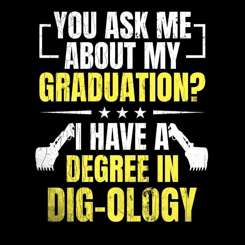 Retro Bagger Spruch Baggerfahrer Baustelle