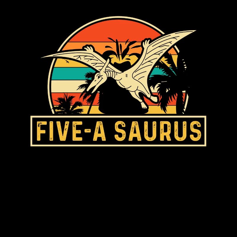 Five-A Saurus Pteranodon 5th Birthday