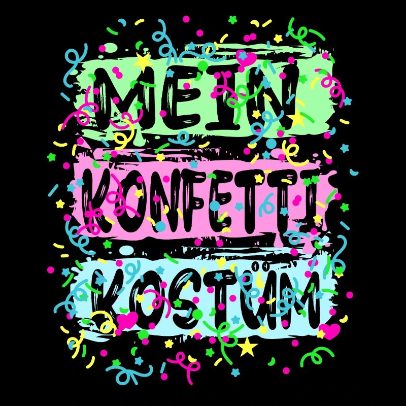 Mein Konfetti Kostüm für Karneval oder Fasching