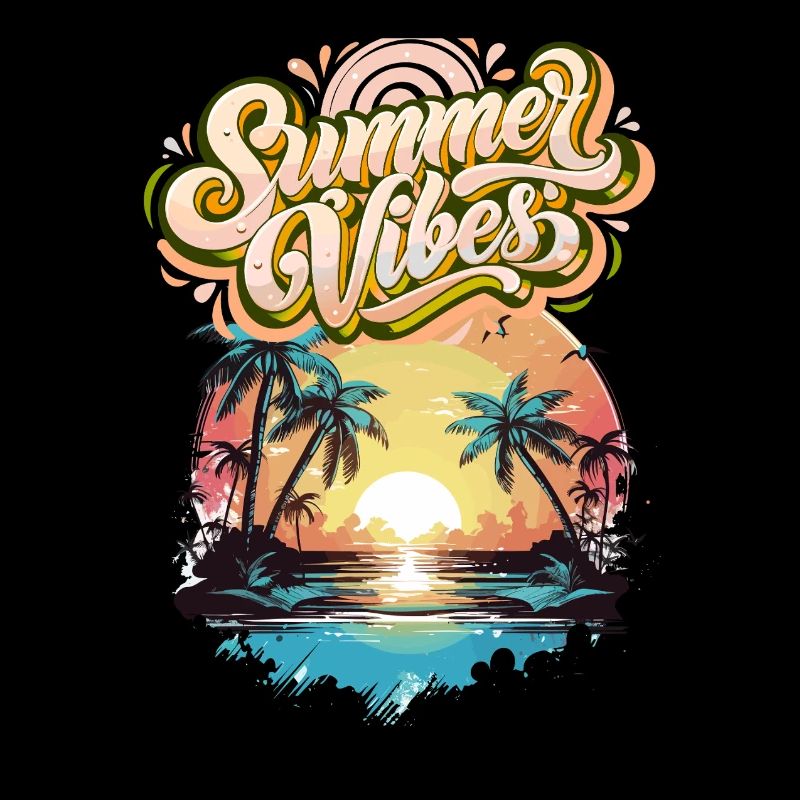 Summer Mood Palm Trees Sunset